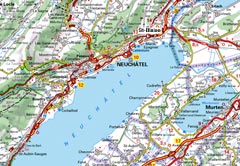 Carte de Neuchâtel